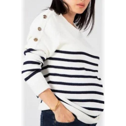 Pull d'allaitement Marin